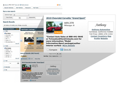 Bolding of ads